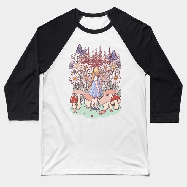 Wonderland Baseball T-Shirt by Melissa Jan